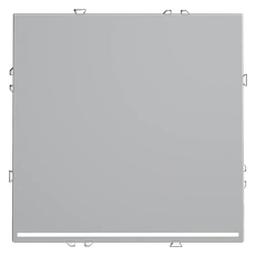 Изображение Выключатель одноклавишный с подсветкой серый Voltum S70