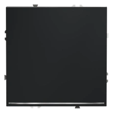 Изображение Проходной переключатель встраиваемый VOLTUM S70 одноклавишный с подсветкой 10А (графит)